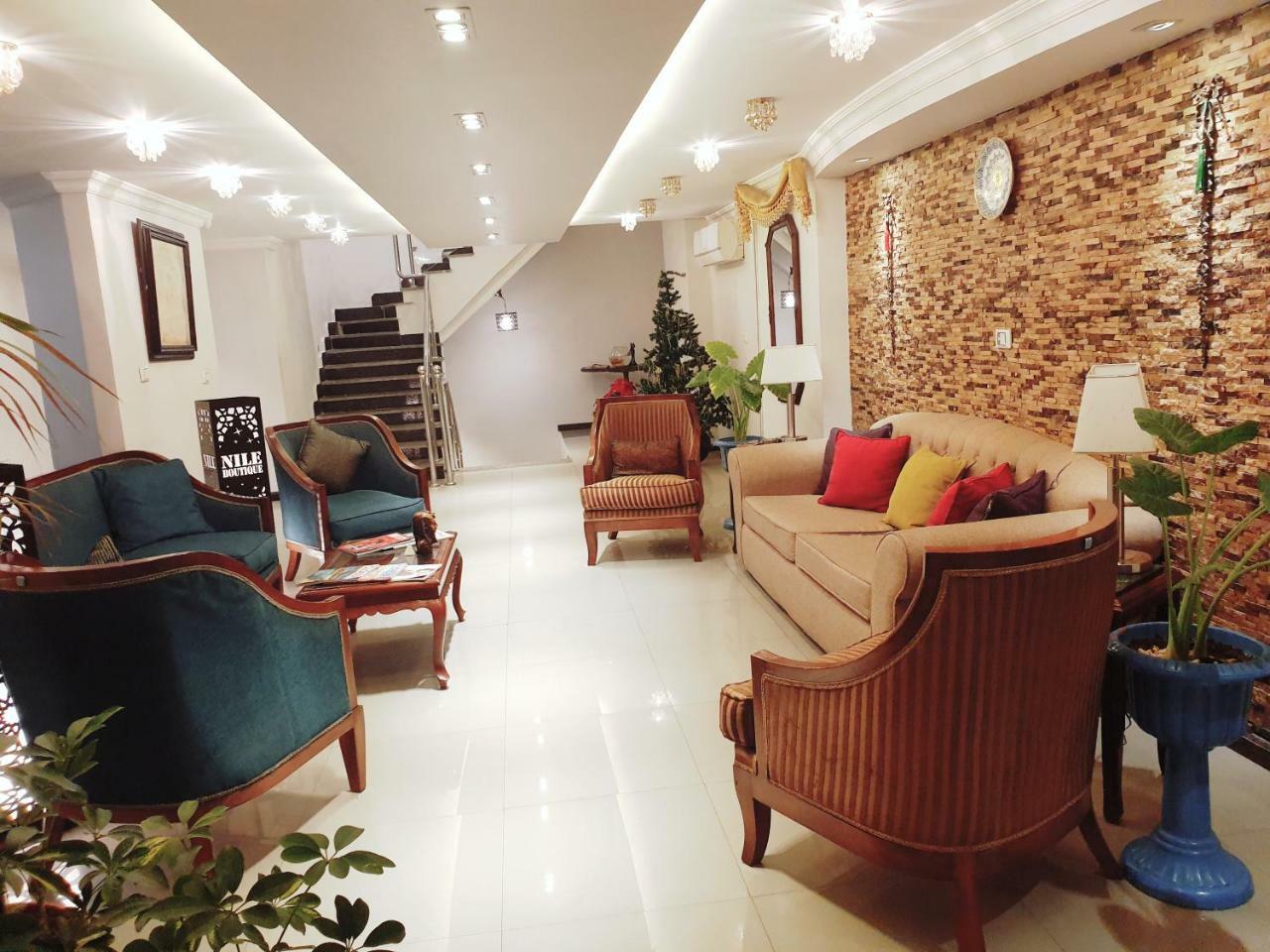Nile Boutique Hotel At Nile Plaza Giza Bagian luar foto